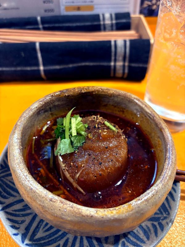 大根の煮込みのアップ