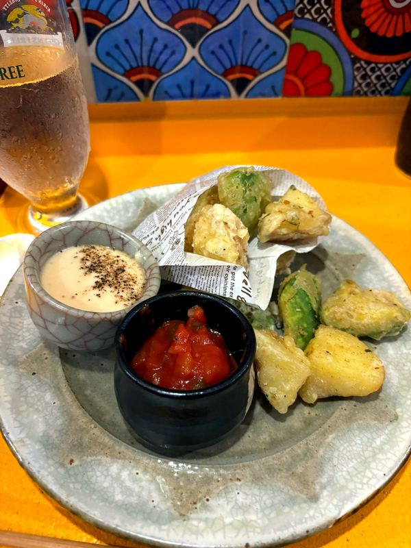 野菜の天ぷら盛り合わせ